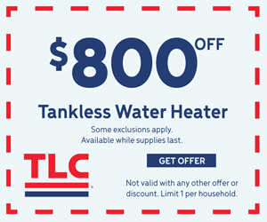 Tankless Water Heater Offer